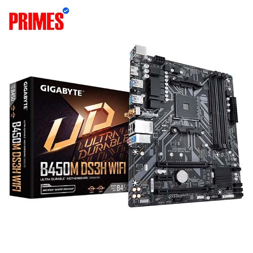 Gigabyte B450M DS3H AM4 AMD Micro ATX Motherboard