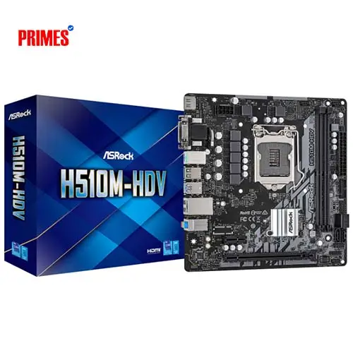 ASRock H510M-HDV/M.2 10th and 11th Gen Micro ATX Motherboard