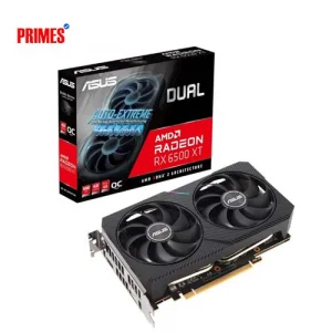 ASUS Dual Radeon RX 6500 XT V2 OC Edition 4GB GDDR6 Graphics Card