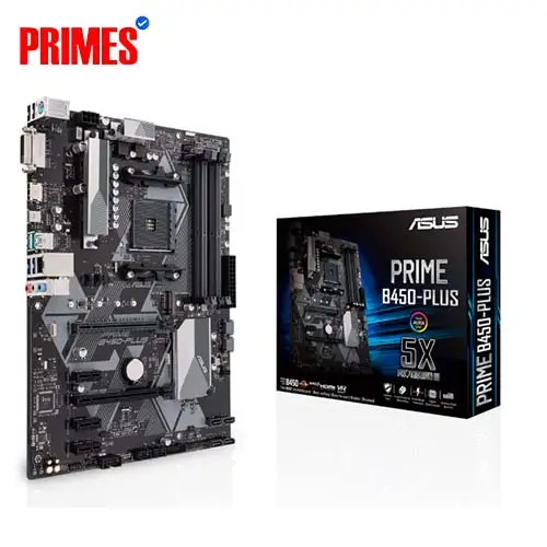 ASUS PRIME B450-PLUS AM4 ATX Motherboard