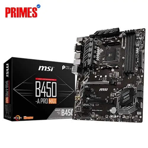 MSI B450-A PRO MAX AMD AM4 ATX Motherboard