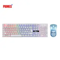 PC Power PGC801BG13 RGB Wired Gaming Keyboard Mouse Combo with Bangla