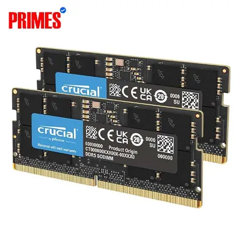 Crucial 64 GB DDR5-5600 SODIMM Kit (2×32 GB)
