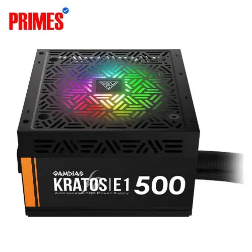 Gamdias Kratos E1‑500 500W RGB PSU