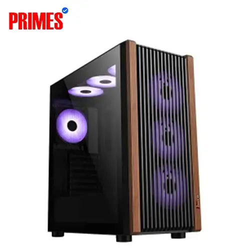 PC Power Flow Dark Mesh Elite Mid Tower ATX Case