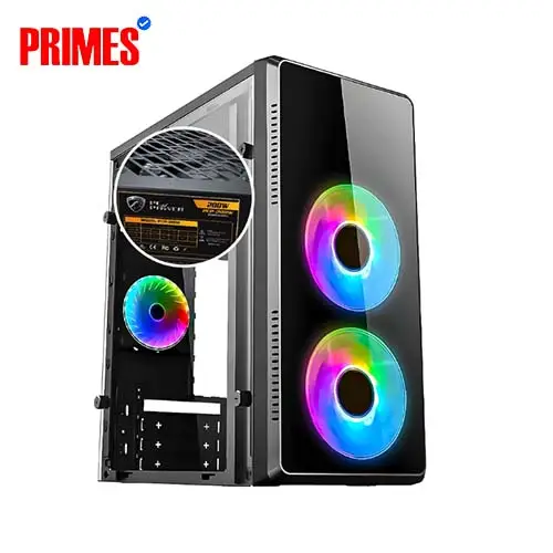 PC Power Pulse Fire X2 m‑ATX Mid‑Tower With PSU