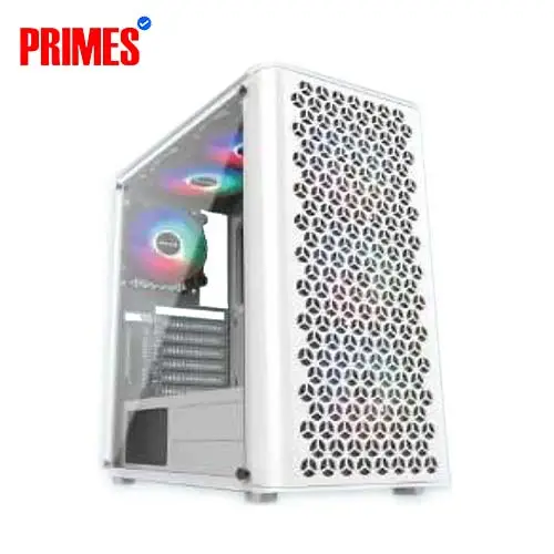 PC Power Trinity Mesh White Gaming Casing