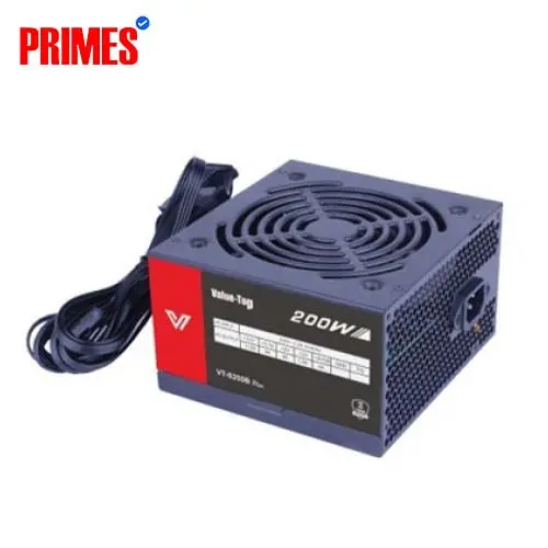 Value‑Top VT‑S200C Real 200W ATX PSU with Flat Cable
