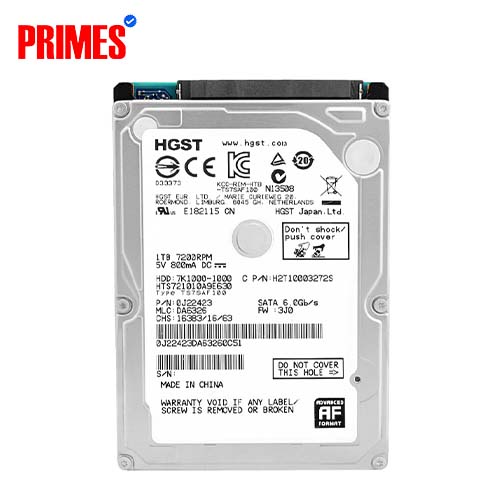 HGST Ultrastar A7K1000 HUA721019KLA330 1.9TB 3.5-inch SATA HDD