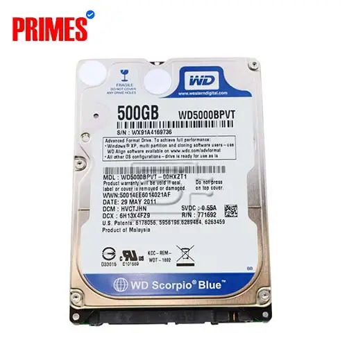 Western Digital Scorpio Blue WD5000BPVT 500GB 2.5-inch SATA HDD