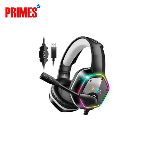 HEADPHONE EKSA USB 7.1 GAMING E1000 GREY