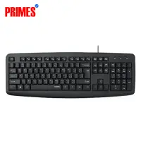 RAPOO NK2600 Spill-resistant Black Wired USB Keyboard